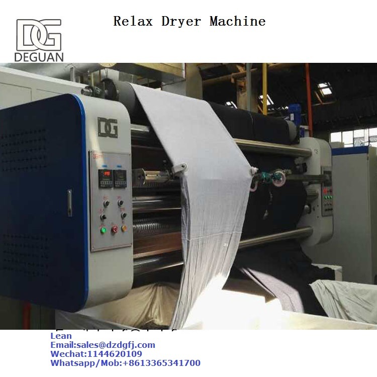 Automatic Three Pass High Efficient Relax Dryer Of Textile Machine For Textile Finishing