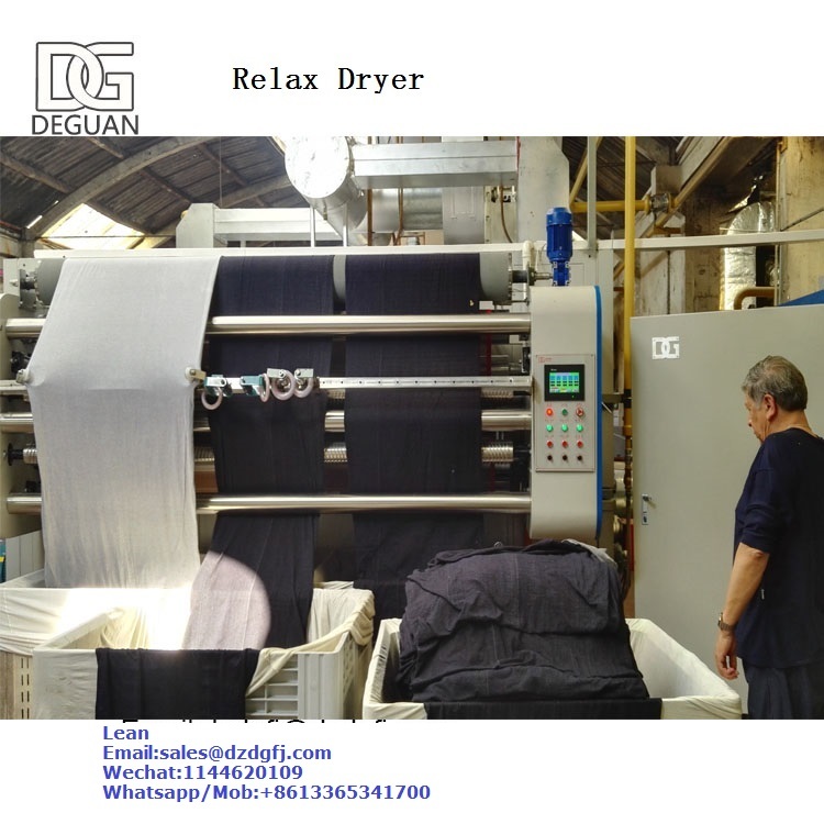 Automatic Three Pass High Efficient Relax Dryer Of Textile Machine For Textile Finishing