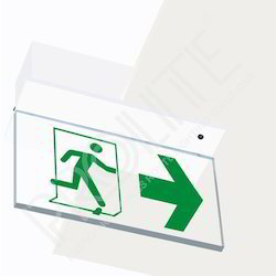 Egress Route Edgelit Exit Light Application: For Safe Evacuation