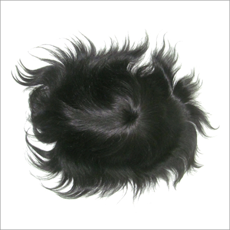 Filament Hair Patch - Human Hair, Straight Style, Black Color | Superior Quality with Natural Shine & Stylish Appeal