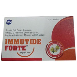 Immutide Forte Capsules - Fermented White Powder | Normal Smell, Ideal for Dry Storage