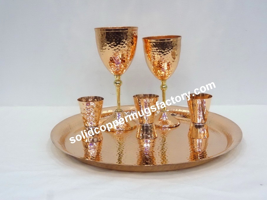 Metal Bar Copper Tray