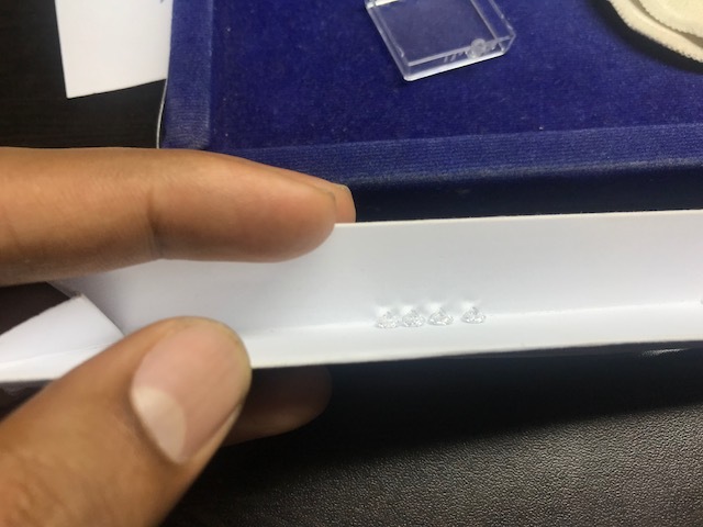 Cvd 1.33 Tcw 4pcs Def Vvs-vs Lab Grown Diamiond Diamond Clarity: Ws1