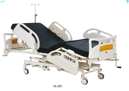 Hi-Low ICU Bed - Electric Frame, 220L x 100W x 60-80H cms | Strong CRCA Build, ABS Moulded Panels, Safety Side Railing