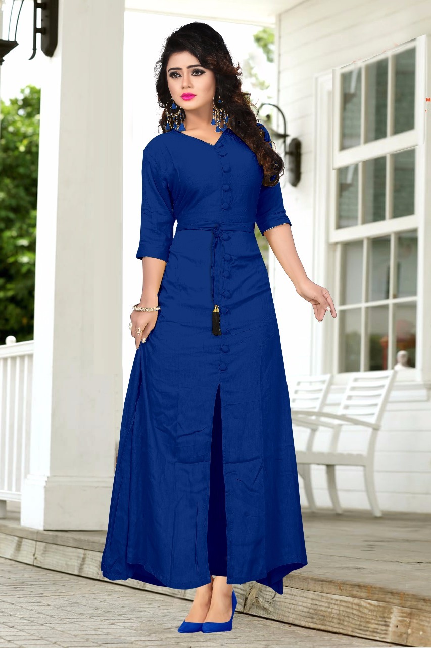 Long Ladies Kurtis Bust Size: 40 Inch (In)