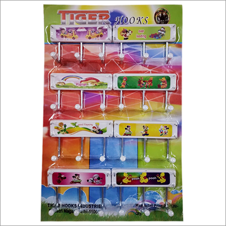 Premium Plastic Clothes Hangers - Durable Plastic and Metal, Easy Wall-Mount Design with Beautiful Prints and Strong Adhesive