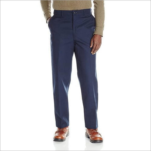 Mens Plain Cotton Trouser
