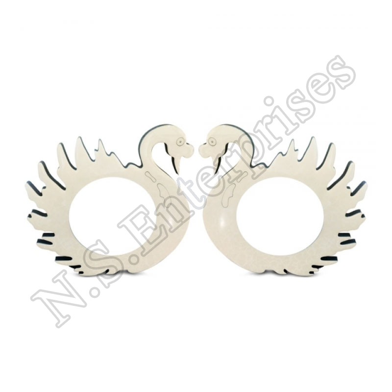 White Sublimation Crystal Mdf Frame
