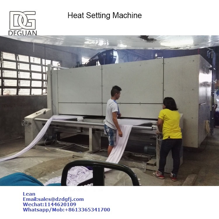 Automatic Manufactory Cloth Shrinking Machine/heat Setting And Preshrinking Machine With Low Price Capacity: 9 Ton/day