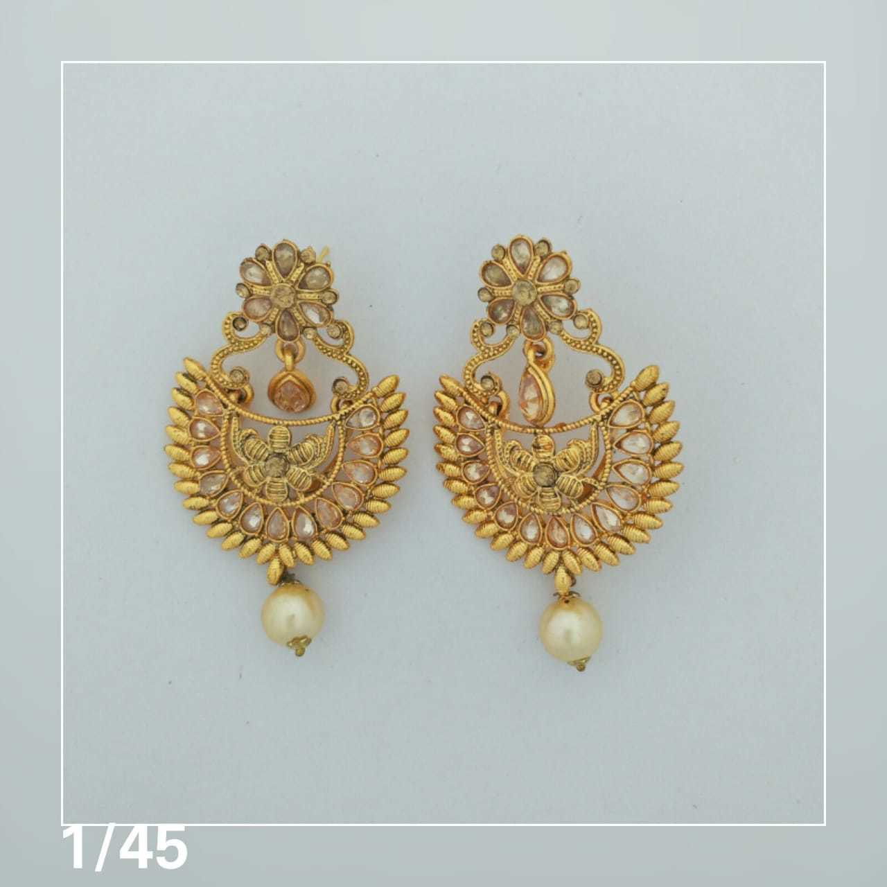 Bridal Polki Earrings