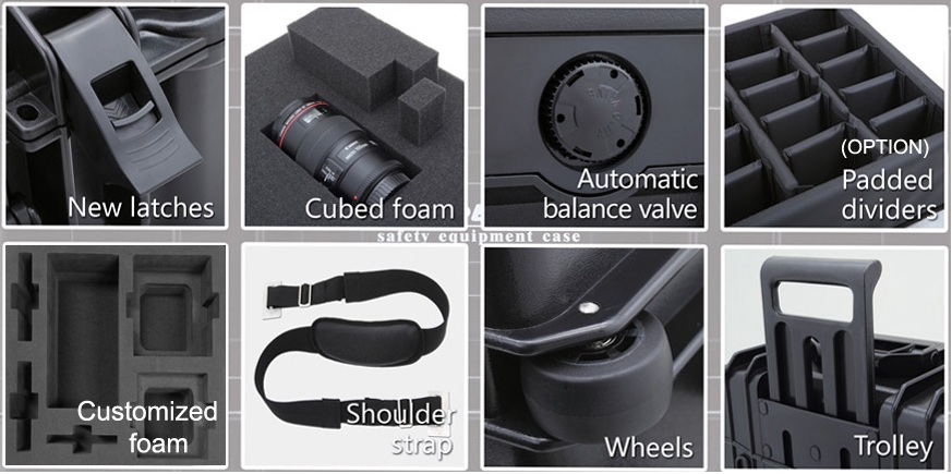 Black Waterproof Dslr Plastic Case