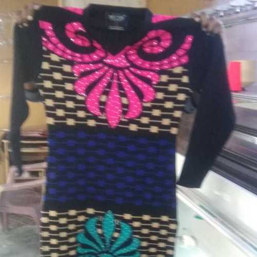 Ladies Multicolour Woolen Kurti