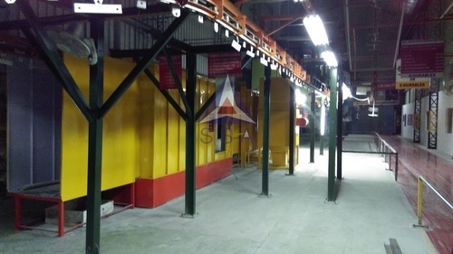 फैन कोटिंग प्लांट पाउडर कोटिंग प्लांट्स