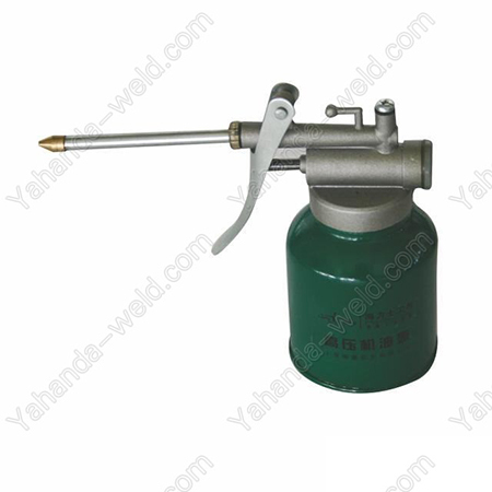 Metallic Oiler - High Quality Steel, Reusable Metal Canister with Angled Spout and Precision Machined Piston