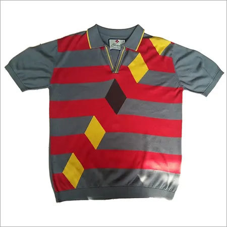 पुरुषों के डिजाइनर फ्लैट बुनना टी-शर्ट