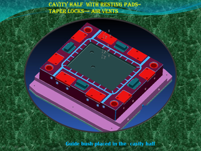 Plastic Mould Design - Steel Alloy, Multi-cavity Design With Water Cooling , Cost Effective, Durable Build, Precision Molding, Automatic Ejection, Long Mold Life