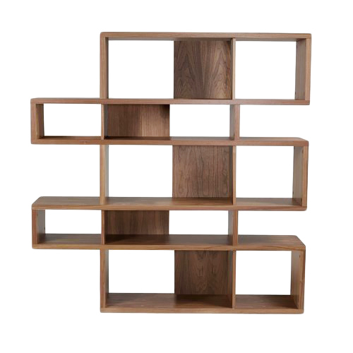Wooden Storage Rack - Solid Wood, Modern Design, Rich Brown Finish