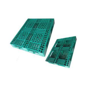 9 Runners Single Face Pallet - Hdpe, 1200x1000x150 Mm | 4-way Entry, Eco-friendly, Custom Color, Durable Design