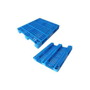 9 Runners Single Face Pallet - Hdpe, 1200x1000x150 Mm | 4-way Entry, Eco-friendly, Custom Color, Durable Design