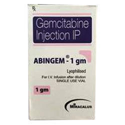 Gemcitabine Injection - 1gm Lyophilized Powder In Glass Bottle | Dosage As Per Recommendation, Suitable For Adults