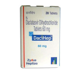 60 Mg Daclatasvir Dihydrochloride Tablet Dry Place
