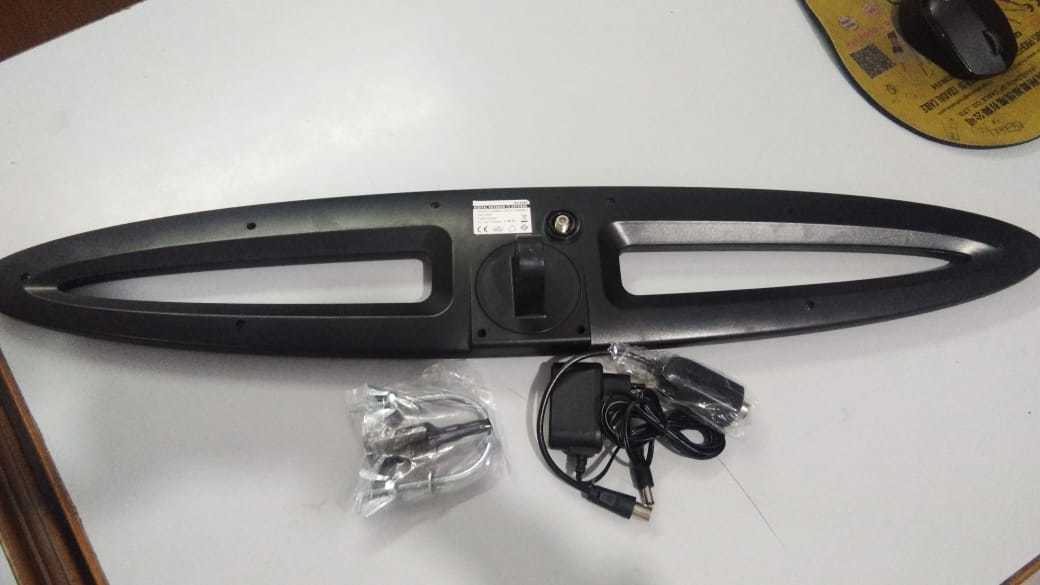 Digital Outdoor Tv Antenna - Gain 28db, Vhf 87.5-230mhz, Uhf 470-862mhz, Pvc Build, 12v Dc Power Supply
