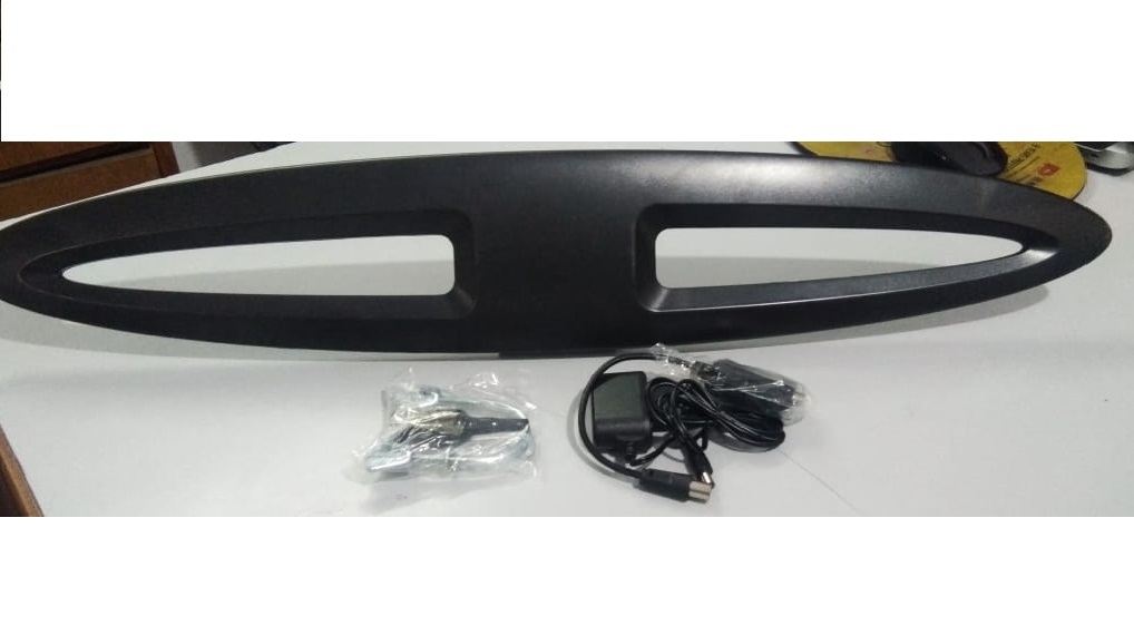 Digital Outdoor Tv Antenna - Gain 28db, Vhf 87.5-230mhz, Uhf 470-862mhz, Pvc Build, 12v Dc Power Supply