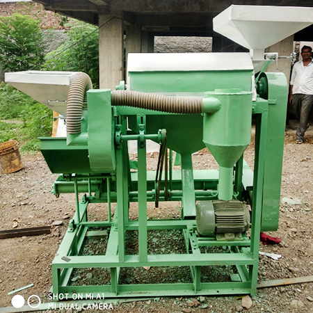 5 Hp Pkv Mini Dal Mill Capacity: 250 Kg/hr