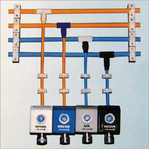 Hospital Gas Pipeline System - Metal Construction | Wall Mounted, Manual Operation, Electric Power Source, Waterproof, Voltage 22-240 Volt