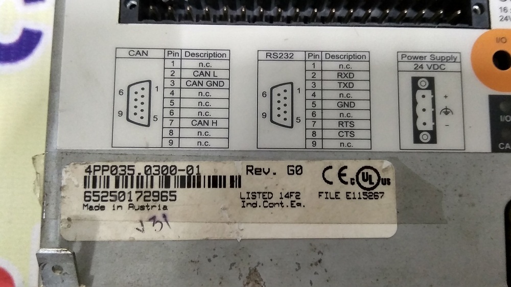 B & R 4pp035.0300-01 Hmi