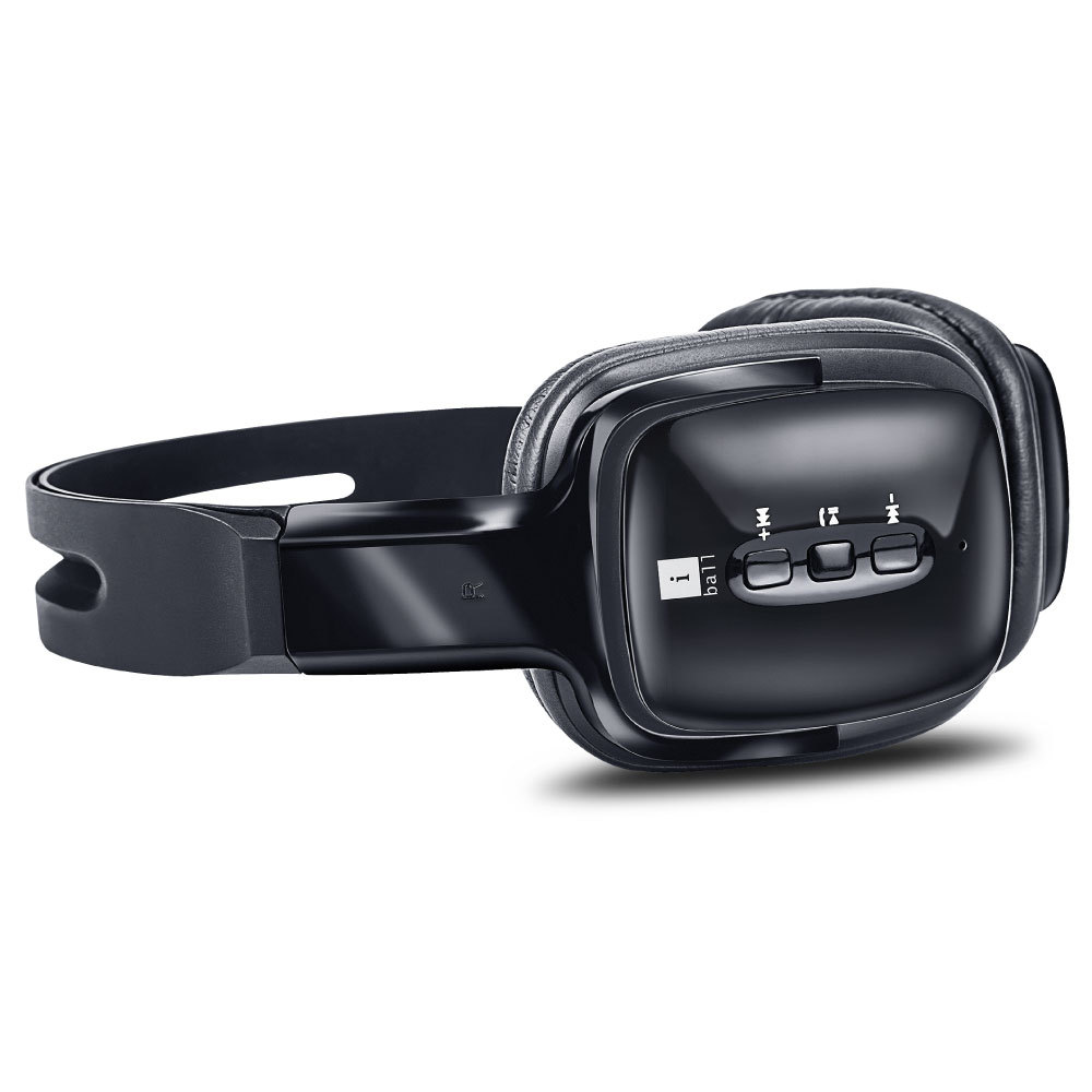 Iball Pulse Bt4 Wireless Headset - Soft Leatherette Cushions, Bluetooth V2.1+edr, Up To 9 Hrs Working Time, 10 Meters Range, Built-in Mic