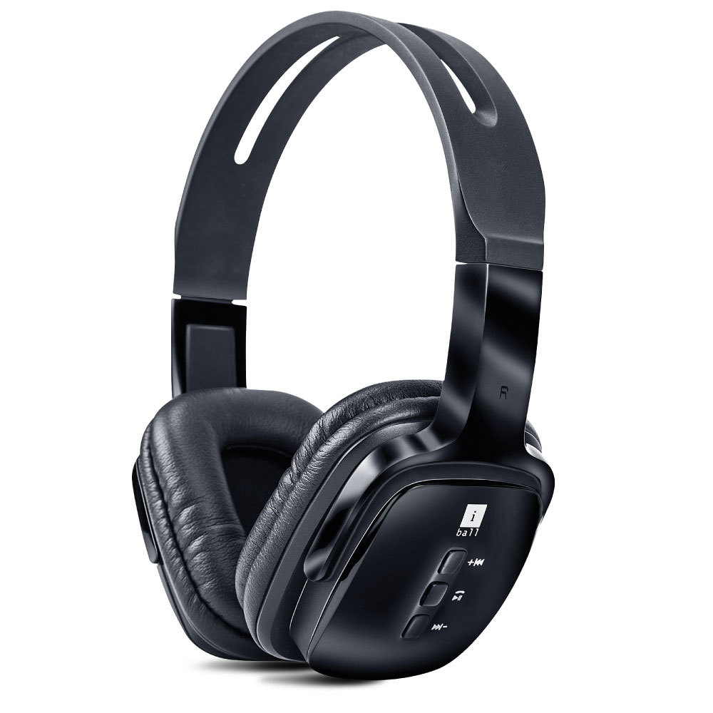 Iball Pulse Bt4 Wireless Headset - Soft Leatherette Cushions, Bluetooth V2.1+edr, Up To 9 Hrs Working Time, 10 Meters Range, Built-in Mic
