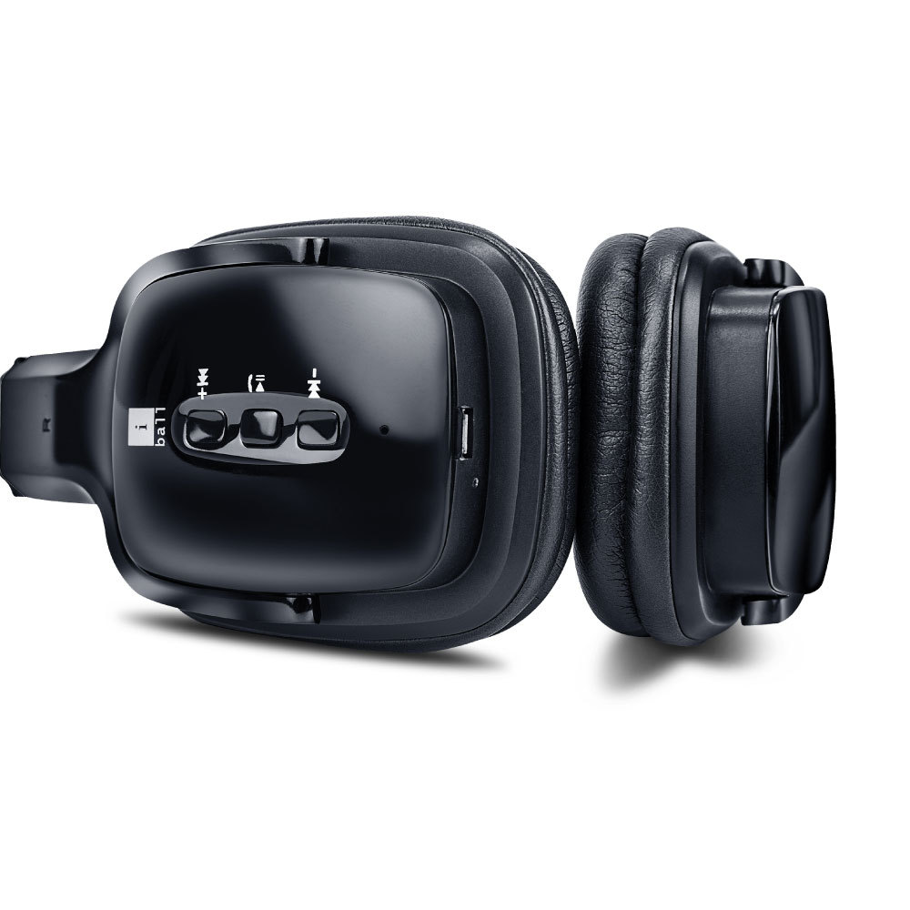Iball Pulse Bt4 Wireless Headset - Soft Leatherette Cushions, Bluetooth V2.1+edr, Up To 9 Hrs Working Time, 10 Meters Range, Built-in Mic