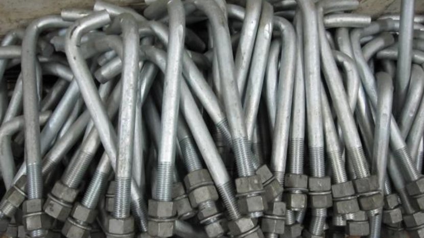 Foundation Bolt - Mild Steel, 12mm To 90mm Diameter Up To 4 Meters | Zinc Plated, Hexagon Head, High Tensile Strength, Ideal For Foundation Fixing
