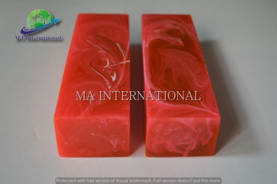 Epoxy Resin (Acrylic) Black Color Knife Handle Blocks