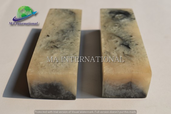 Epoxy Resin (Acrylic) Black Color Knife Handle Blocks