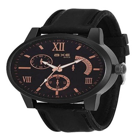 Metallic Leather Wrist Watches