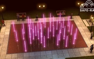 Violet Modern Outdoor Water Fountain