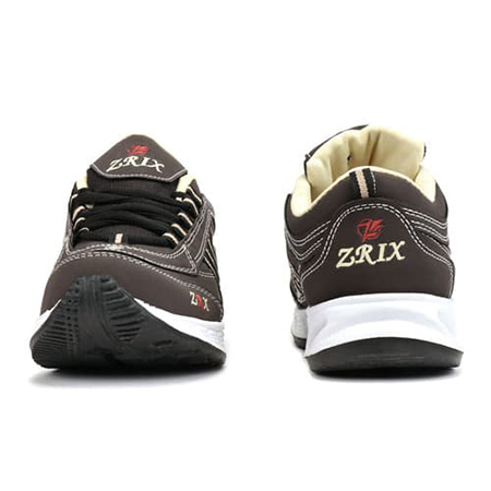 Durable And Fancy Mens Cream & Brown Shoes