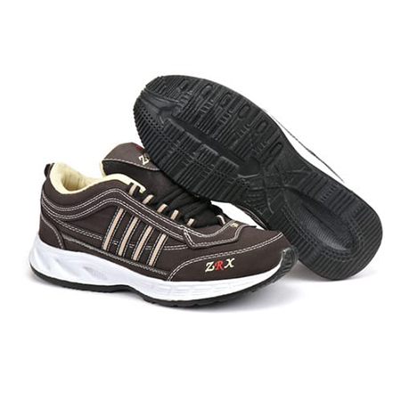 Durable And Fancy Mens Cream & Brown Shoes