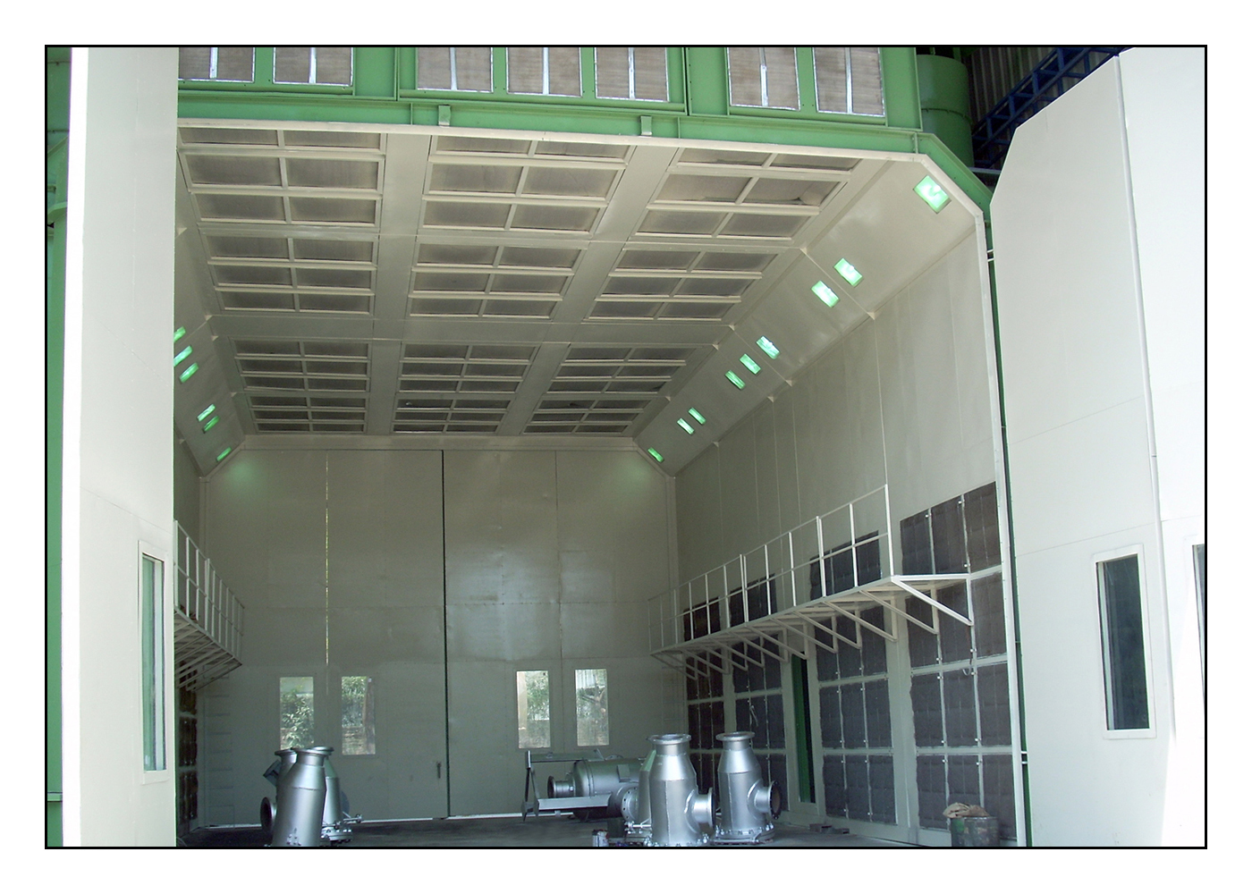 Side Draft Paint Spray Booth