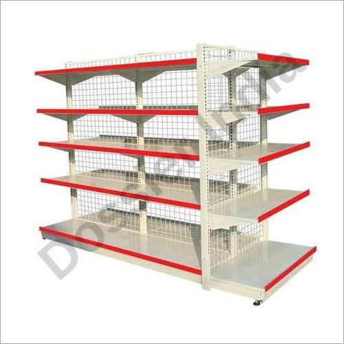 Super Market Display Rack - Steel Material, Versatile Size Options | Flawless Design, Durable Nature, Suitable for Warehouse and Retail Use