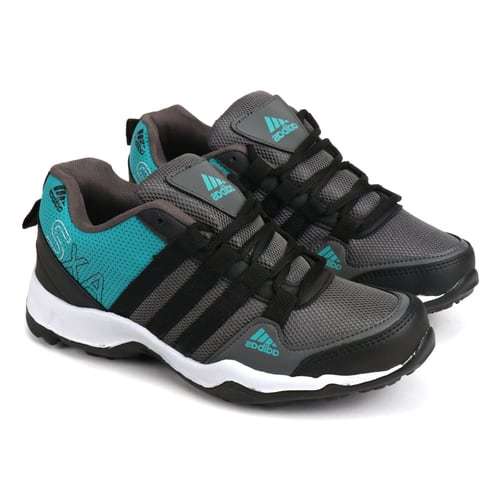 Durable Mens Abibas Black C Sports Shoes