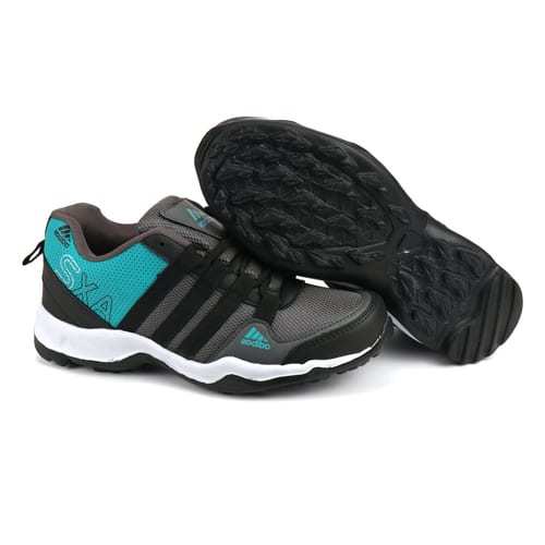 Durable Mens Abibas Black C Sports Shoes