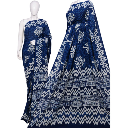 Ladies Cotton Block Print Sarees