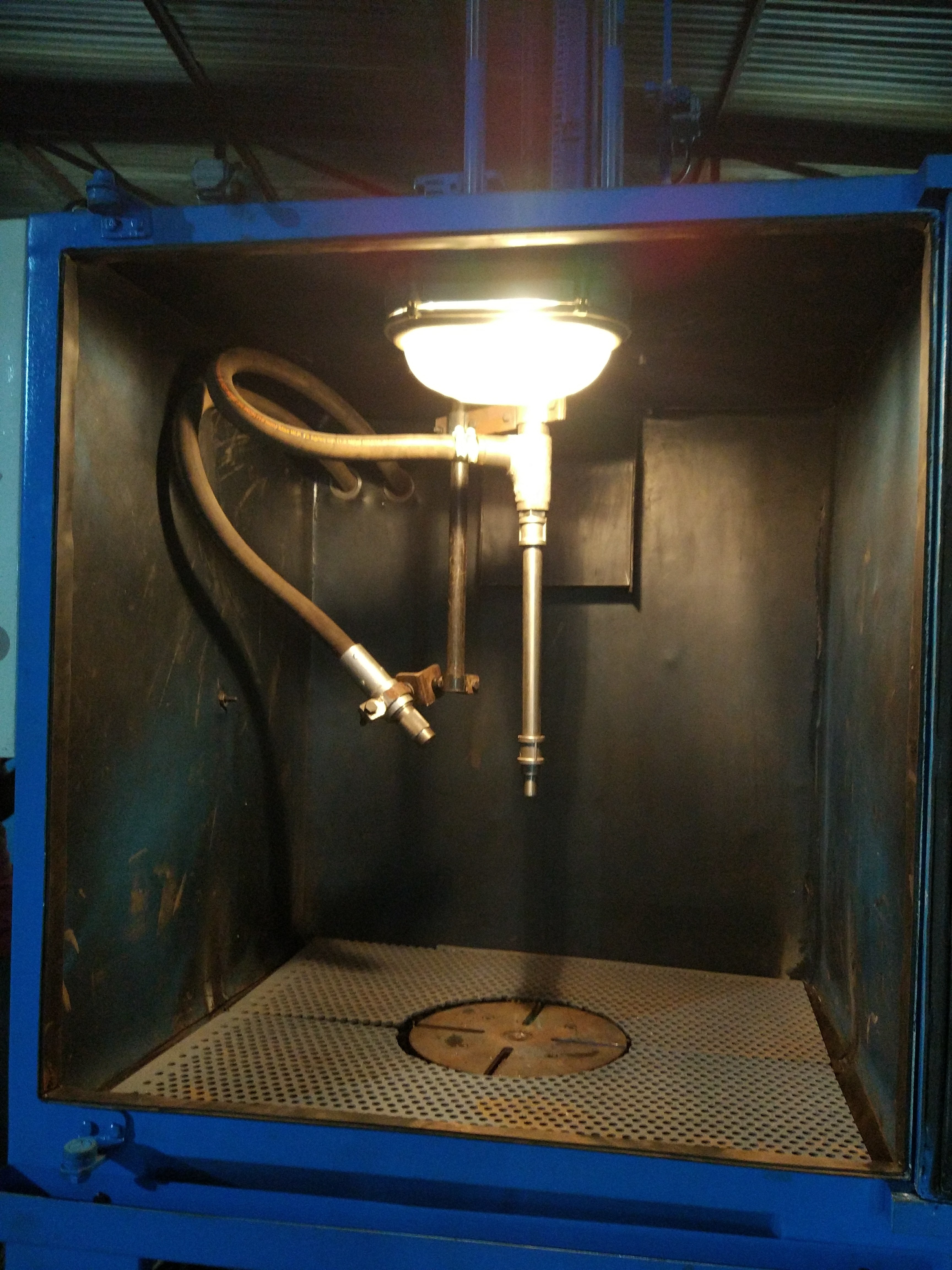 Blue Cabinet Shot Blasting Machines