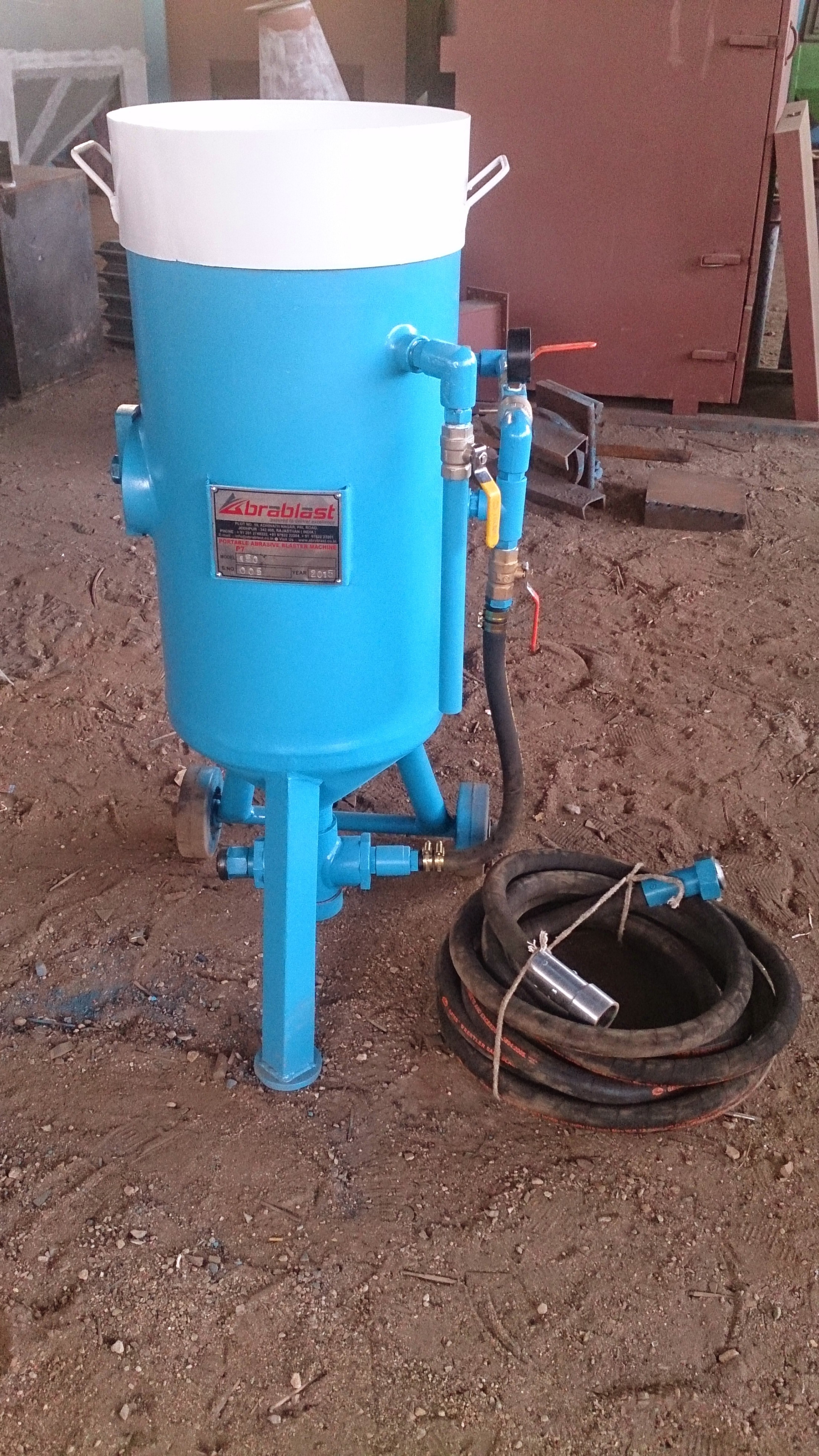 Blue Portable Sand Blasting Machine Ab-p7-501r