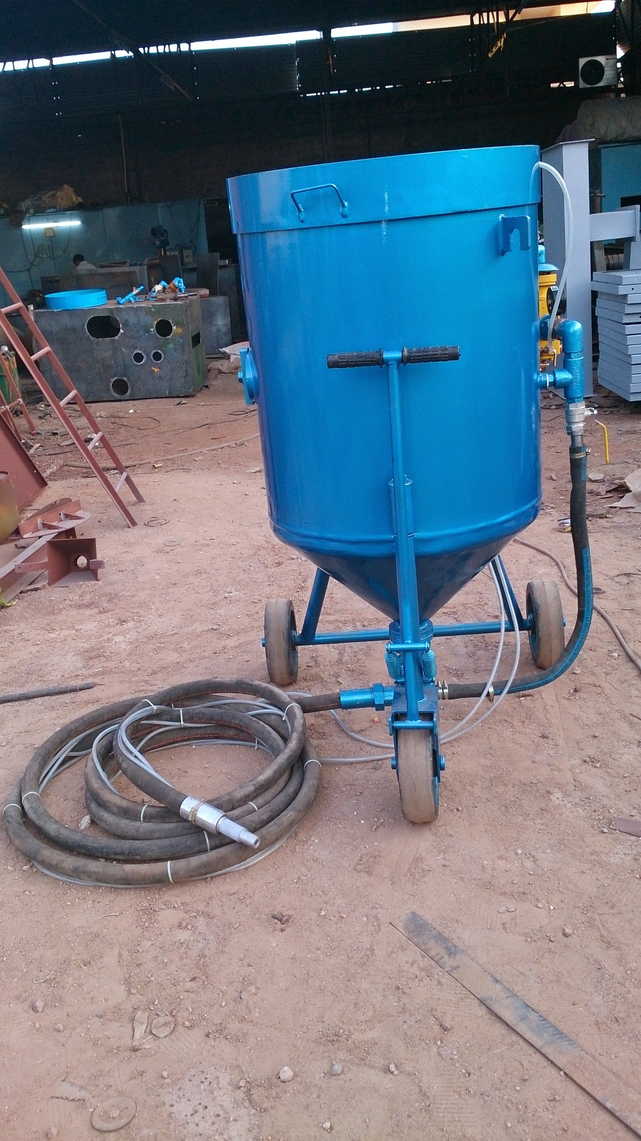 Blue Portable Sand Blasting Machine Ab-p7-501r