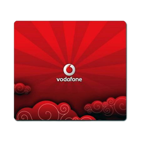 Mouse Pad - Foam Material, 6x6 to 8x8 Inch Size, Red Color - Logo Design for Computer Use