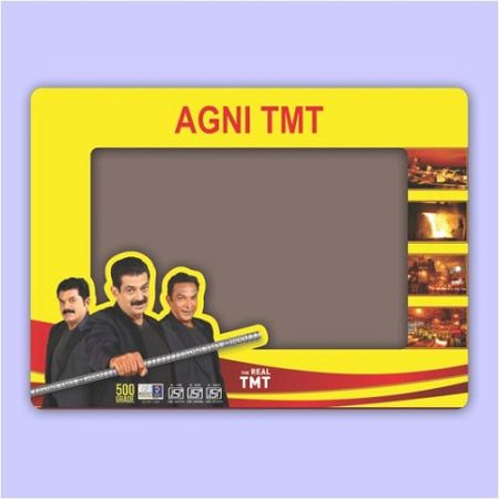 Photo Frames - Pp Material, 8x12 Inch | Orange, Green, White, Blue Color, Painted Surface Finish, Standard Design, Perfect Binding, Patriotism Style